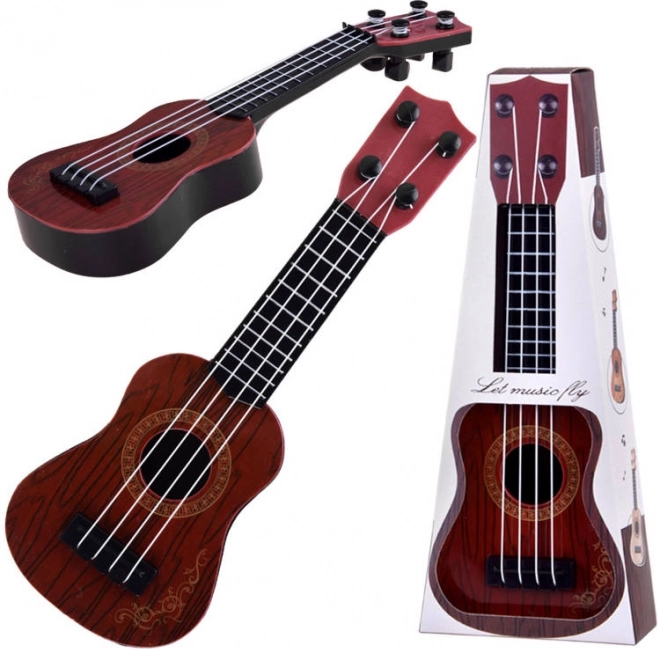 Mini ukulele for children 25 cm – Brown