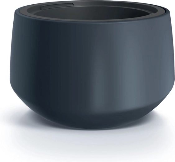 Puķu pods ar ieliktni HEOS 39 cm antracīta krāsā