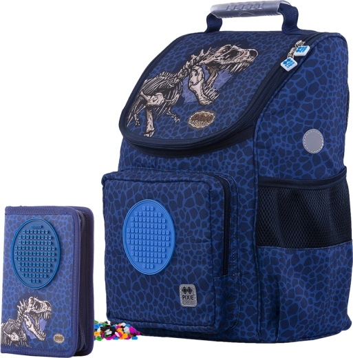 Pixie Crew skolas komplekts – skolas soma un penālis Dino 2v1