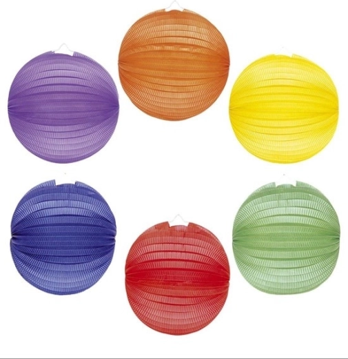 Round Solid-Color Lantern