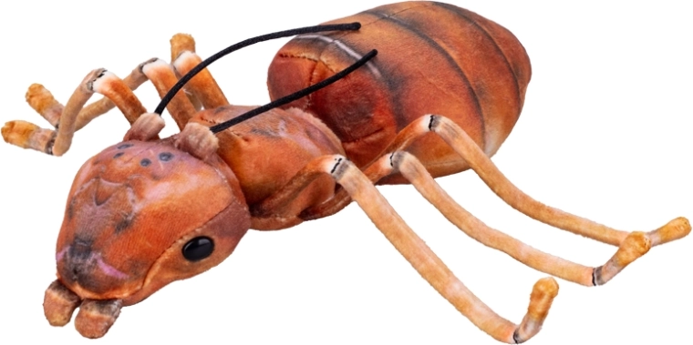 Plīša brūnā skudra 20 cm