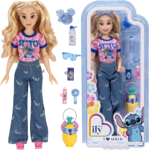Disney ILY 4Ever modes lelle, iedvesmota no STITCH, ar piederumiem 30 cm