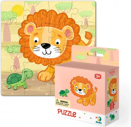 Lion puzzle 16 pieces