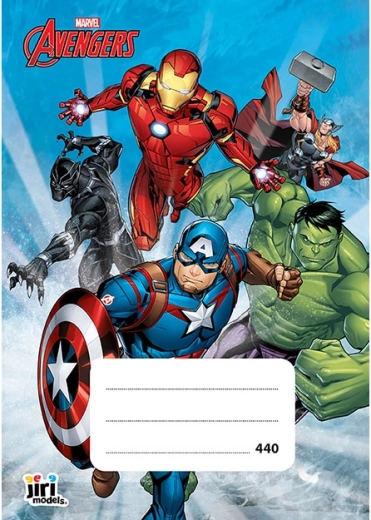 A4 Unlined School Notebook – Avengers