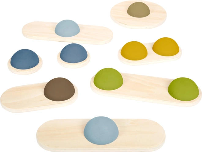 Small foot balance stones adventure