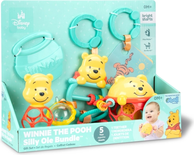 Disney Baby Winnie the Pooh multisensory gift set - 5 pieces