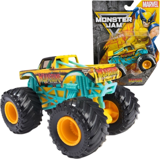 Monster Jam monstertraks Marvel Wolverine 1:64