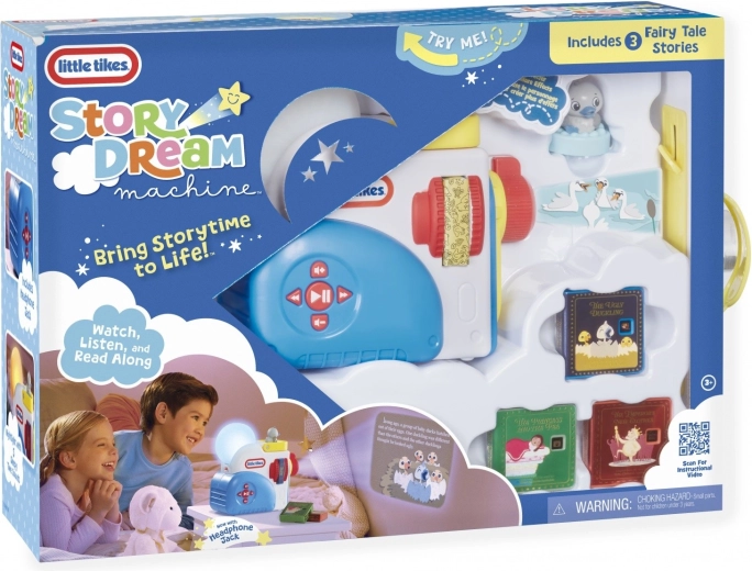 Little Tikes Story Dream Machine pasaku projektors un nakts gaisma ar 3 stāstu komplektu