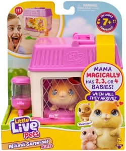 Little Live Pets Mini Mama kāmis ar pārsteigumu – mazuļi mājiņā
