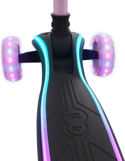 LED deck and RGB light-up wheels for better visibility