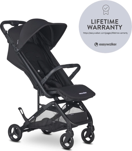 Sporta ratiņi EASYWALKER Miley Go – Pure Black