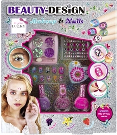 Lukky komplekts Beauty Design – bērnu grims un nagi