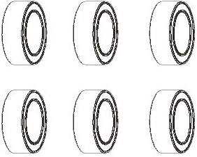 JAMARA Ball Bearing 6 × 10 × 3 mm - 1 piece