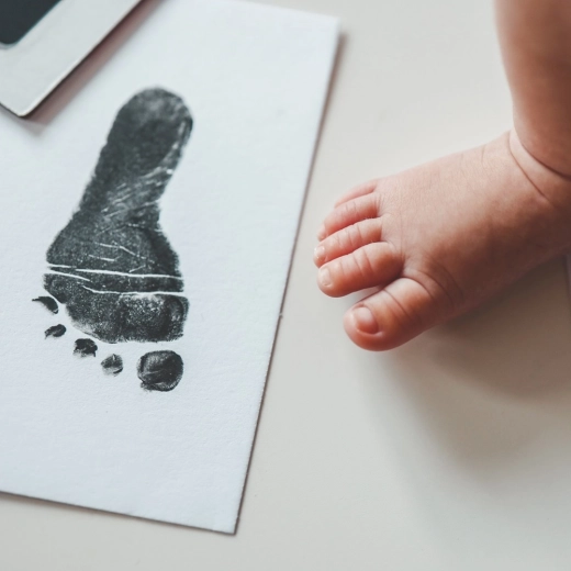 Asi un tīri nospiedumi bez nekārtības