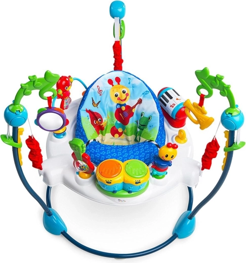 Baby Einstein 2 in 1 lēkājamkrēsls un aktivitāšu centrs Neighborhood Symphony