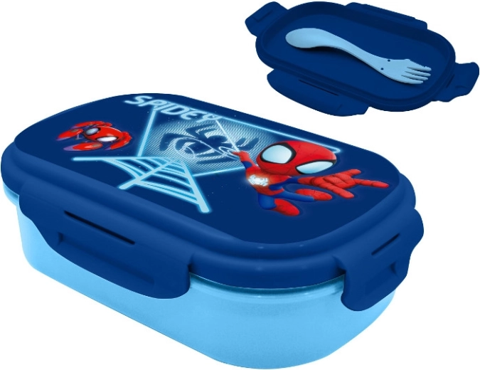SPIDEY Lunch Box with Cutlery Set