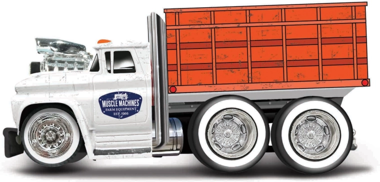Maisto Work Rigs Chevrolet C60 graudu kravas auto 1966 1:64