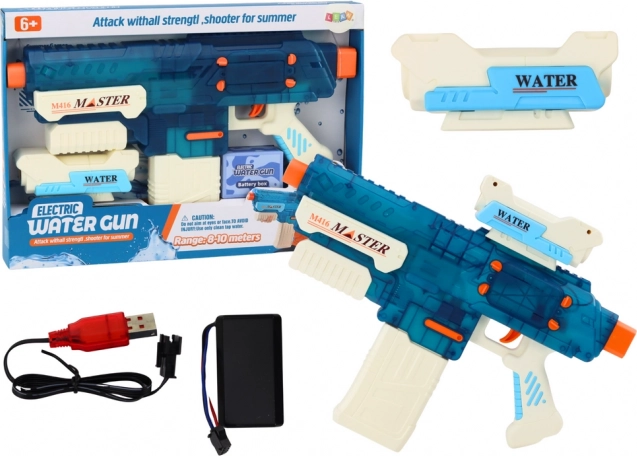 M416 Electric Water Gun with Battery, 500 ml, Range 8-10 m