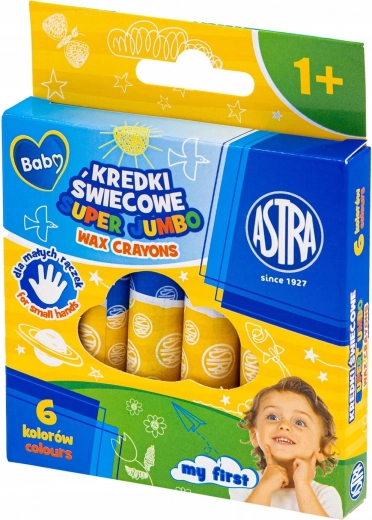 ASTRA vaska krītiņi jumbo 6 gab.