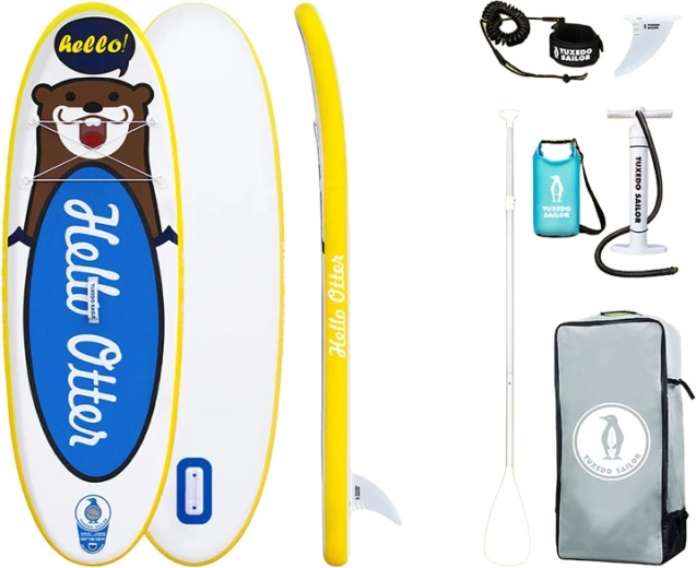 Kids inflatable paddleboard FunWater Tuxedo Sailor 240 cm (blue)
