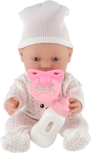 Pacifier and bottle for realistic play