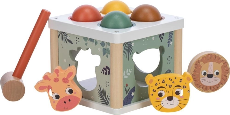 Free2PLAY Shape-Sorting Box with Animals and Balls