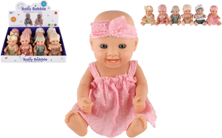 Baby doll 20 cm with soft body – mix of outfits in box