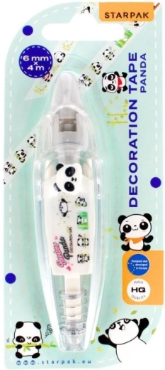 Dekoratīvā lenta Panda 6 mm x 4 m