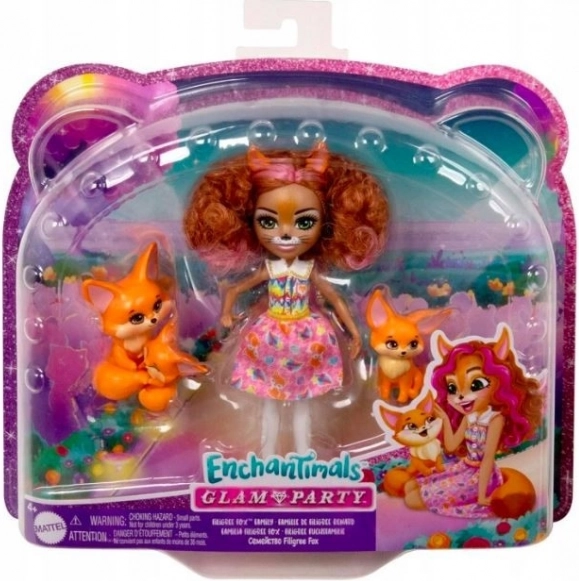 Enchantimals Filigree Fox ar lapsu ģimenīti
