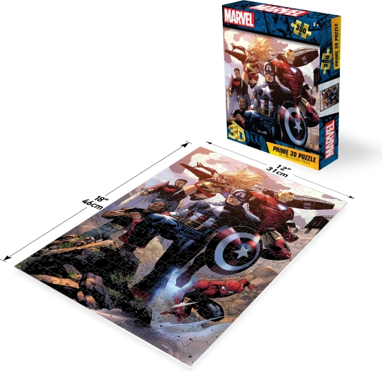 3D puzle MARVEL Avengers (300 gab.)