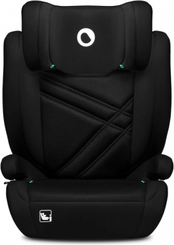 LIONELO Hugo i‑Size bērnu autokrēsliņš 100–150 cm, melni‑pelēks – Black Carbon