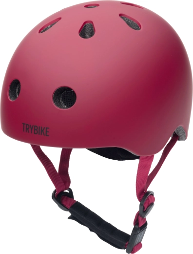Trybike bērnu ķivere velosipēdam un skrituļslidām sarkana XS