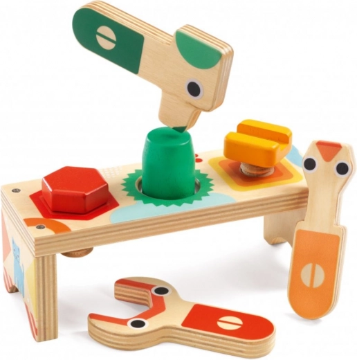 Wooden Table for Little DIY Enthusiasts Djeco
