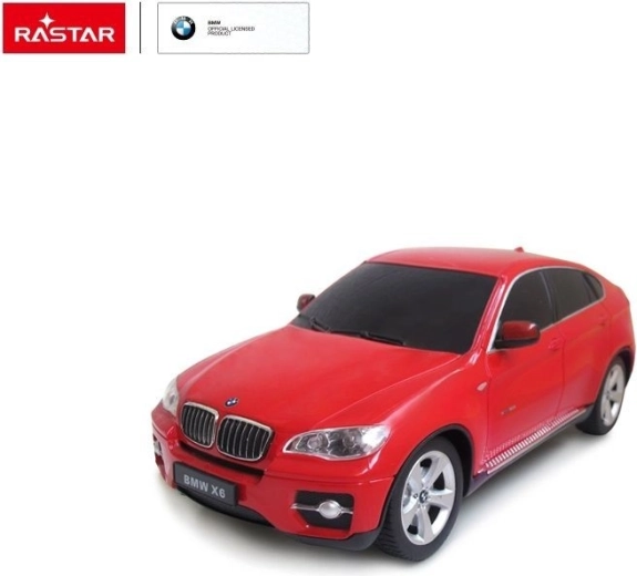 Rastar BMW X6 RC auto ar tālvadību 1:24 sarkans