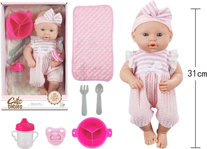 Baby Doll with Accessories 28 cm