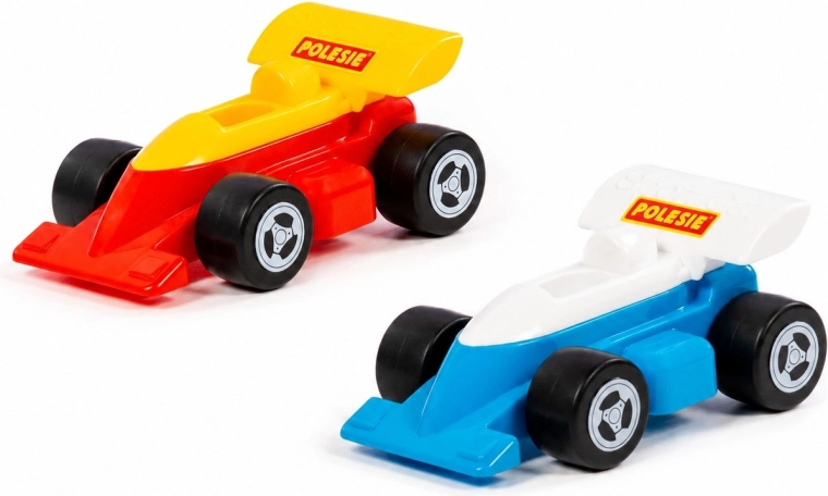 Children's plastic formula car with large wheels - 1 piece