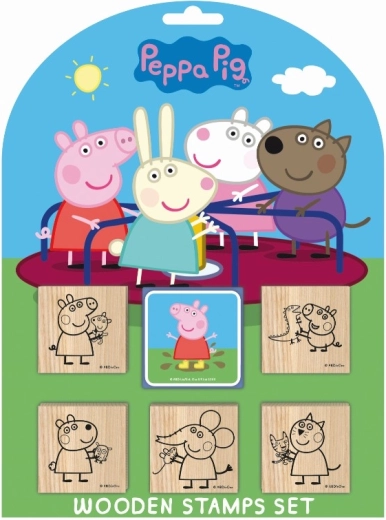 Zīmogu komplekts ar Peppu Cūciņu