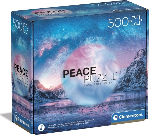 Puzle 500 gabali CLEMENTONI Peace Collection light blue