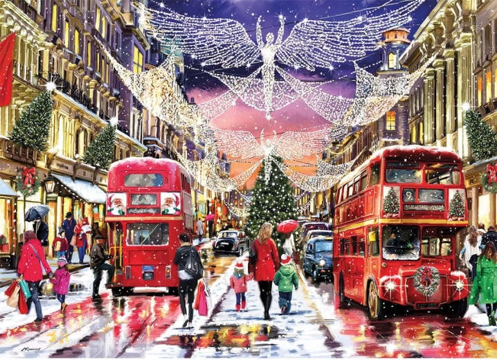 Pūzle Ziemassvētku Regent Street XL 500 gab. GIBSONS