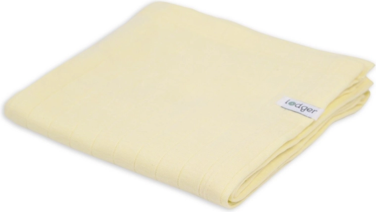 Lodger swaddler Solid Butter 70 × 70 cm - 1 piece