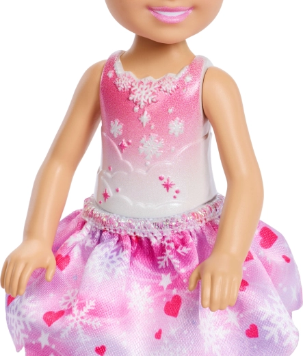 Winter ballet outfit with glittery details