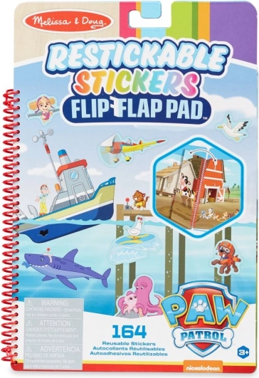 PAW PATROL reusable flip-flap stickers – Missions in the Bay