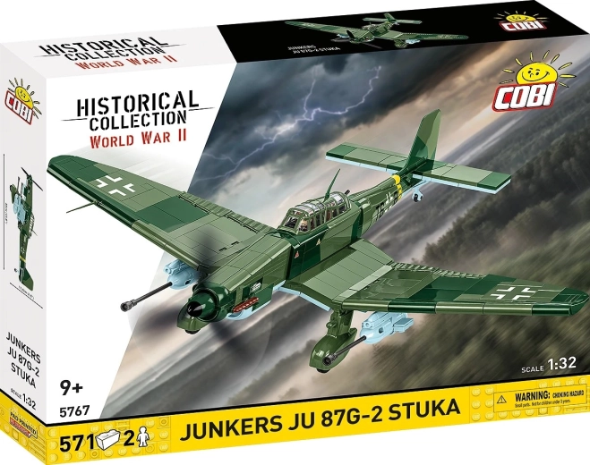 Lidmašīnas būvkomplekts Junkers Ju 87 G-2 Stuka – 571 detaļas