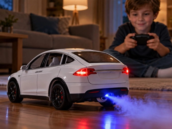 LED lights and fog effect