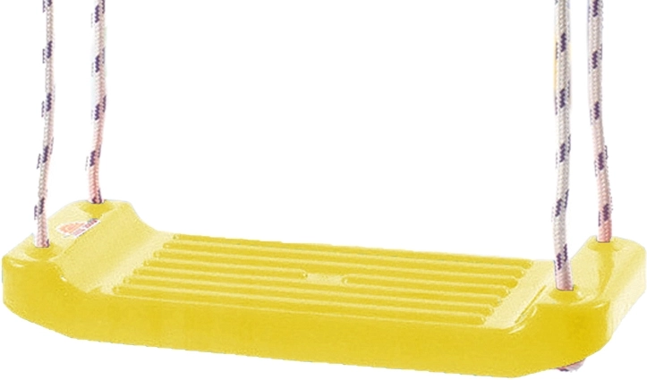 Plastmasas šūpoles – dēlītis, dzeltenas
