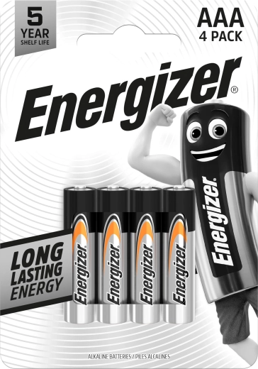 Energizer Everyday AAA alkaline batteries 4 pcs