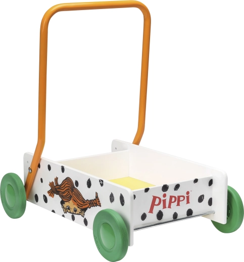 Wooden baby walker and push cart Pippi Longstocking