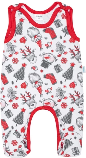 Kokvilnas zīdaiņu romperis New Baby Christmas 74 (6–9 mēn.)