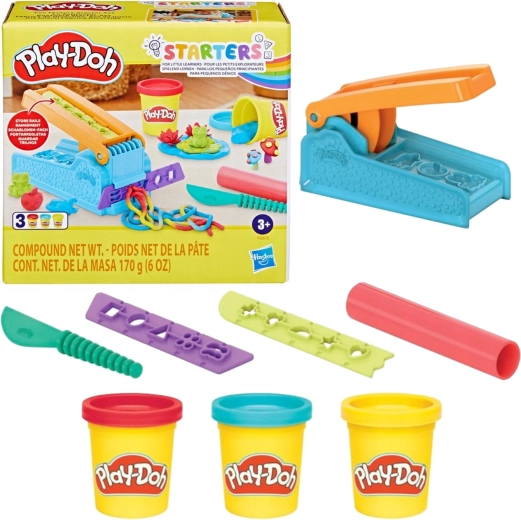 Play-Doh Fun Factory with 3 Colors and Accessories