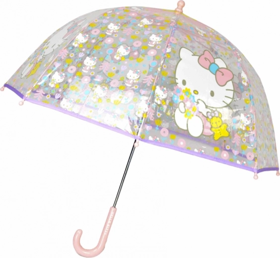 Hello Kitty caurspīdīgs lietussargs